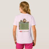 面白い子供バイソンアメリカバイソン1Tシャツ Tシャツ (裏面フル)