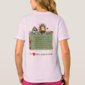 面白い子供バイソンアメリカバイソン1Tシャツ Tシャツ (裏面)