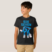 面白い子供ミーム 六 七 6 7 イタリアン ブレインロット ブル Tシャツ (正面フル)