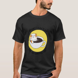 面白い子猫 ごめんなさい 行けない 屋内猫です Tシャツ