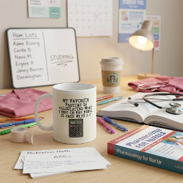 面白い学生の期末試験計算機の名言  コーヒーマグカップ