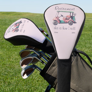 面白い定年退職 ゴルフカート ギフト この感じでいくぜ ゴルフヘッドカバー