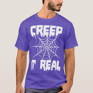 面白い実在ハロウィンティー1をクリープ Tシャツ