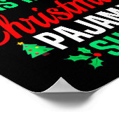 面白い家族のクリスマス メンズ レディース キッズ これは私のクリスマス ポスター (角)