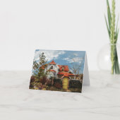 面白い家 カード (正面)