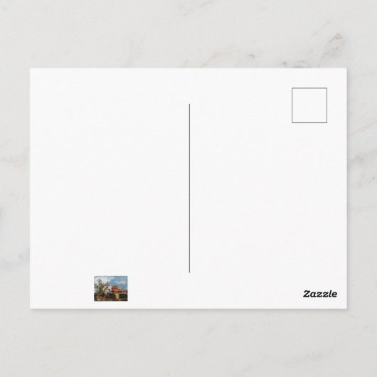 面白い家 ポストカード (裏面)