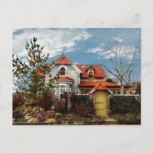 面白い家 ポストカード (正面)