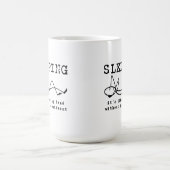 面白い寝るマグカップ コーヒーマグカップ (中央)