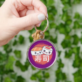 面白い寿司のキャラクターデザイン キーホルダー (手)