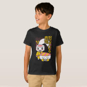 面白い寿司空手ファイターズのキャラクターデザイン Tシャツ (正面フル)
