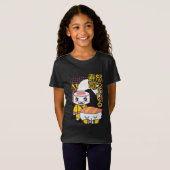 面白い寿司空手ファイターズのキャラクターデザイン Tシャツ (正面フル)