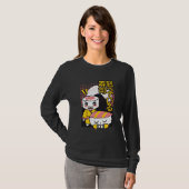 面白い寿司空手ファイターズのキャラクターデザイン Tシャツ (正面フル)