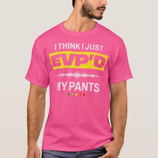面白い幽霊狩り EVP 超常現象 スピリット Tシャツ (正面)