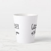面白い庭師オブザイヤー クールマグカップ カフェラテマグ (正面)