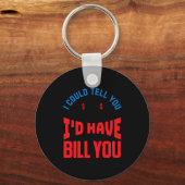 面白い弁護士の話ができたが請求書を出さなきゃ キーホルダー (正面)