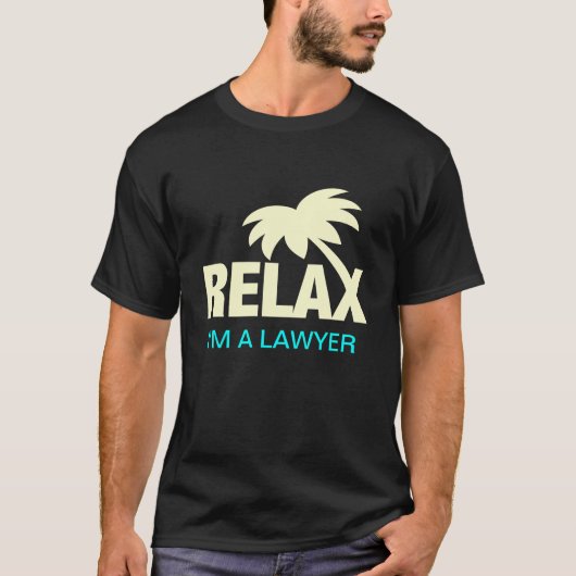 面白い弁護士Tシャツ ユーモア満載 Tシャツ (正面)
