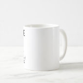 面白い引用文 タイポグラフィデザイン コーヒーマグカップ (正面右)