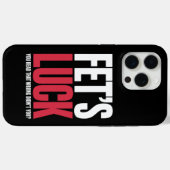 面白い引用符「フェットのラックユー・リード・ザット・ロング」 Case-Mate iPhoneケース (裏面 (横))
