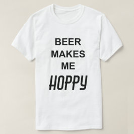 面白い引用 ビールが私を幸せに Tシャツ