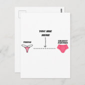 面白い彼女への誕生日 面白い女性の誕生日 ポストカード (正面/裏面)