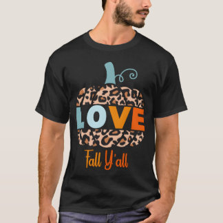 面白い恋する秋 Tシャツ