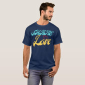 面白い愛をシェアしよう Tシャツ (正面フル)