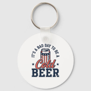 面白い愛国コールドビールヴィンテージベクトルTシャツデザイン キーホルダー