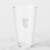 面白い愛国的な雄鶏 花火 ビール Tシャツ デザイン タンブラーグラス (裏面)