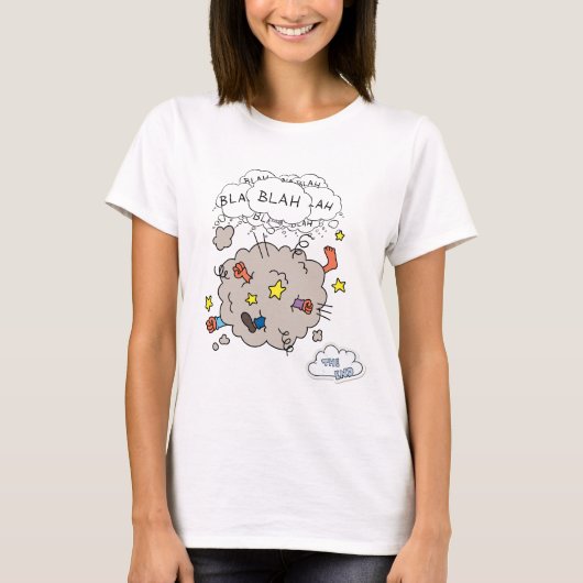 面白い戦闘クラウド エンド コミック 女性用Tシャツ Tシャツ (正面)