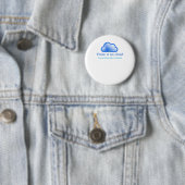 面白い技術系ジョーク 雲なんて存在しない、誰かのコンピューターだ 缶バッジ (インサイチュ)