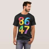 面白い抵抗8647リベラルファン Tシャツ (正面フル)