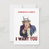 面白い招待状が欲しい 招待状 (正面)