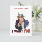 面白い招待状が欲しい 招待状 (スタンド正面)