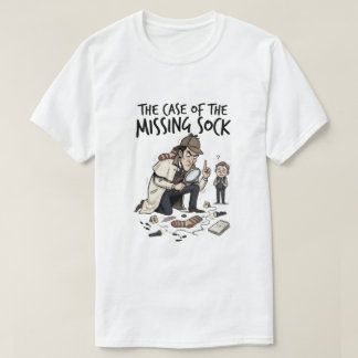 面白い探偵漫画 Tシャツ