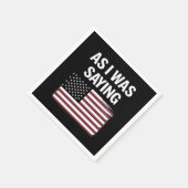 面白い政治トランプ2024 スタンダードカクテルナプキン (角)