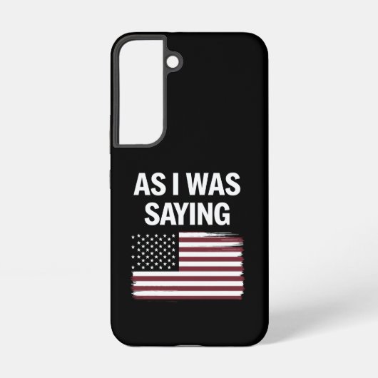 面白い政治トランプ2024 SAMSUNG GALAXYケース (裏面)