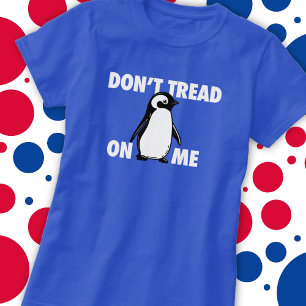 面白い政治ミーム ペンギン関税 Tシャツ
