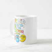 面白い数学の数字医者のジョークマグ コーヒーマグカップ (正面左)