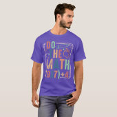 面白い数学をしよう 67 ミーム 六 七 少年 少女 教える Tシャツ (正面フル)