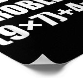 面白い数学教師のミーム 67 脳回転 ティーチャー ポスター (角)