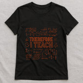 面白い数学教師Tシャツ; 方程式とグラフの先生 Tシャツ