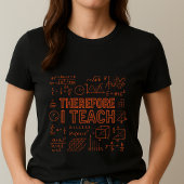 面白い数学教師Tシャツ; 方程式とグラフの先生 Tシャツ