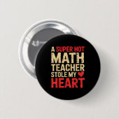 面白い数学 私の心を盗んだスーパーホットな数学教師 缶バッジ (正面&裏面)
