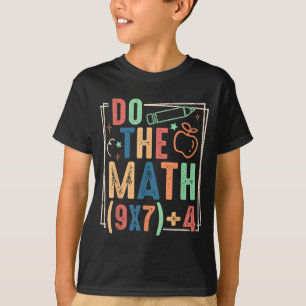 面白い数学 67 ミーム 6 7 男の子 女の子 教える Tシャツ