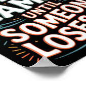 面白い数学Tシャツ 平方根 4 = 2 Iを失う レトロ ポスター (角)