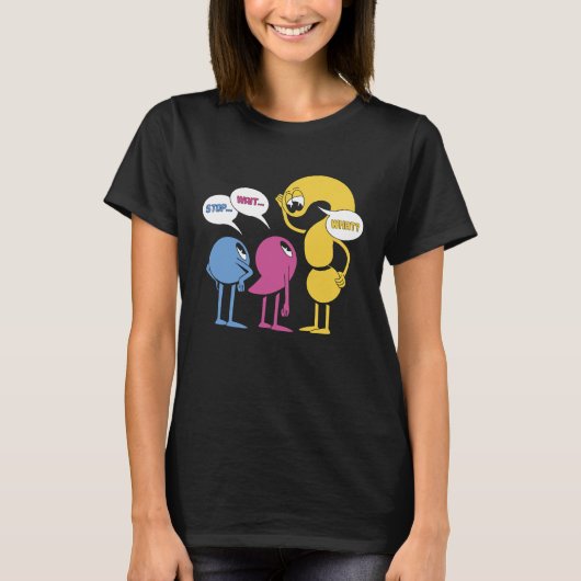 面白い文法句読点英語教師ライター Tシャツ (正面)