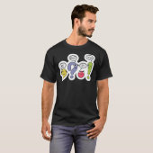 面白い文法教師のシャツ Tシャツ (正面フル)