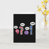 面白い文法教師 待って 何 止めて 賛成だよ フン カード (黄色い花)