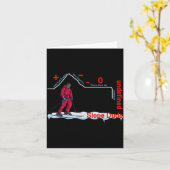 面白い斜面のお兄さん 代数 幾何学 中学校の数学 カード (黄色い花)