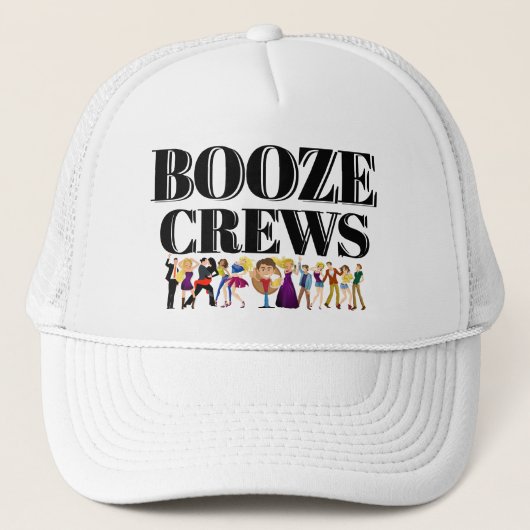 面白い新商品の野球ギフトアイデア BOOZE CREWS  トラック キャップ (正面)